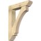 Ekena Millwork Imperial Slat Rough Sawn Bracket w/ Offset Brace, Douglas Fir, 8"W x 36"D x 48"H BKT0806X36X48IMP06RDF - alternate 1